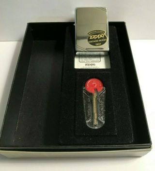 Vintage 1993 Zippo Lighter In The Box With Papers As Found
