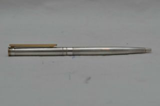 Lovely Scarce Vintage Montblanc Noblesse Silver Plated Ballpoint Pen -