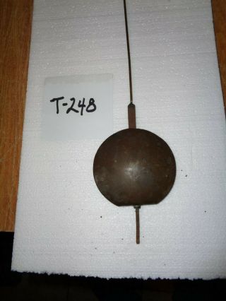 - Antique - Grandfather Clock - Brass Faced Pendulum - Ca.  1800 - T248