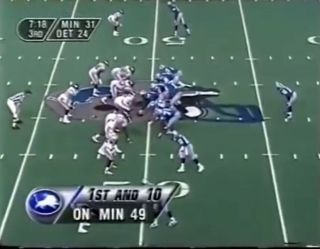 1995 - Detroit Lions vs Minnesota Vikings DVD Barry Sanders 2