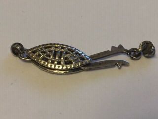 Sterling Fish Clasp Vintage.  - B855
