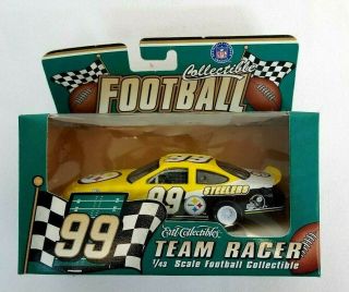 1999 Ertl Team Racer Nfl Pittsburgh Steelers 99 1:43 Ford Diecast Stock Car