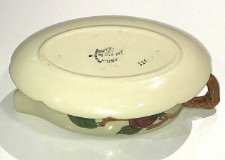 Franciscan USA Vintage APPLE Pattern Gravy Boat with Liner Tray Sauce Dish 3