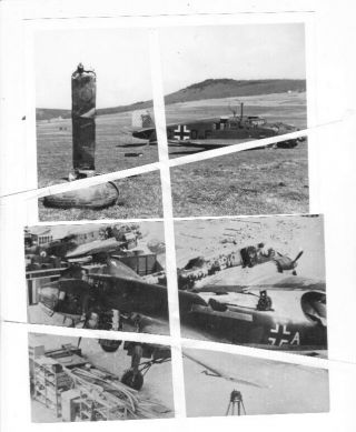Batch 14 = 5x Photo German Luftwaffe Inc Me.  262,  Fw.  200