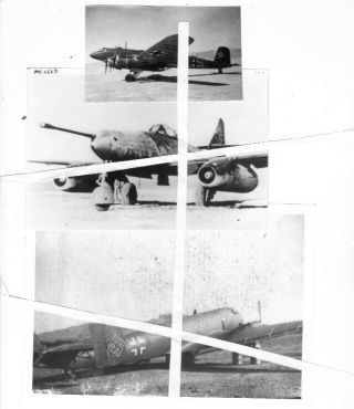 Batch 14 = 5x PHOTO German Luftwaffe inc Me.  262,  Fw.  200 2