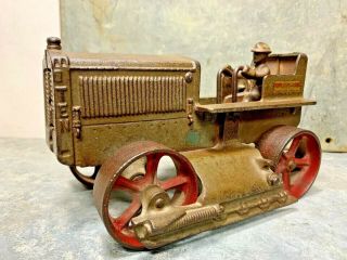 Antique Cast Iron Arcade Caterpillar Tractor Toy Parts