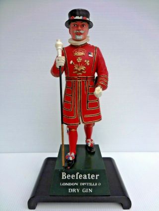 Vintage Advertising Beefeater London Dry Gin Yeoman Figure - Made In England