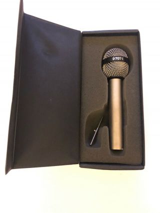 Vintage Akg D707e Microphone In Case