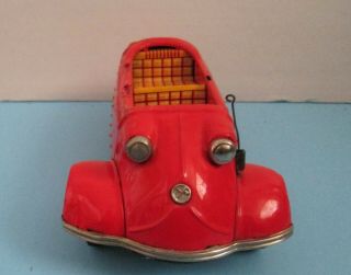 Vintage Tin Toy Bandai Messerschmitt Toy Car