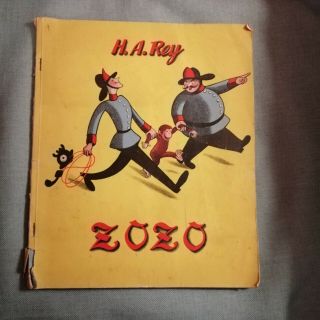 1942 Zozo By H A Rey 1st Curious George