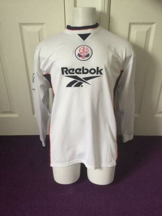 Bolton Wanderers Premier League Match Worn Issue Player Shirt Vintage Coleman
