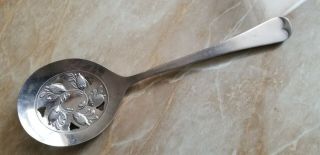 Antique,  Vintage Collectible Serving Spoon 8.  5 " Viners International Stainless -