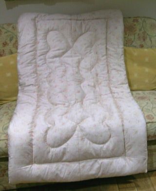 Vintage Very Pale Pink Single Size Feather Eiderdown