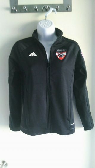 Fc Bayern Munchen Adidas Mens S Black Soccer Zip Up Track Jacket Football Gps