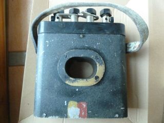Vintage General Electric Instrument Current Transformer Type Pr - 1 25 - 125 Cycles
