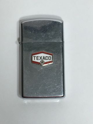 Vintage Texaco Slim Zippo Lighter
