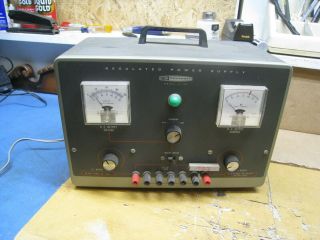 Vintage Heathkit Model Ip - 32 Regulated Power Supply