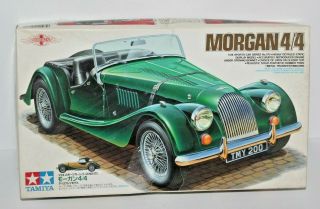 Vintage Tamiya Morgan 4/4 1:24 Scale Sports Car Model Kit W/ Box