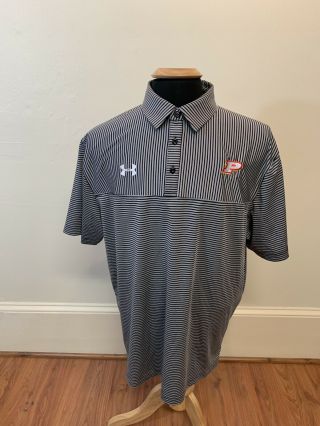 Under Armour Mens Purdue Boilermakers Football Performance Polo Shirt Xl