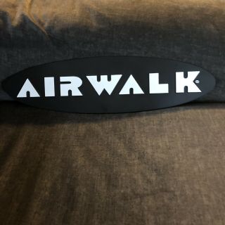 Airwalk Skate Shoes Store Display Advertising Sign Vintage Mancave Thrash Skater