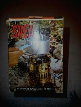 Svea 123 Vintage Compact Camping Stove Made In Sweden
