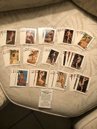 Vintage Playing Cards Models Of All Nations,  Nudes 3