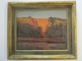 Antique Joe De Yong Painting Early California Santa Barbara Artist Landscape