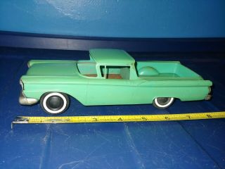 Vintage Dealer Promo Car 1960s Ford Truck Friction Torqouise