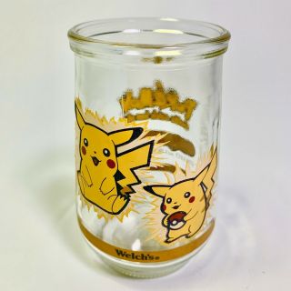 Vintage Welch’s Jelly Jar Pokemon Pikachu 25 1999 3