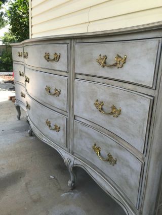 Antique Paris Grey Dresser