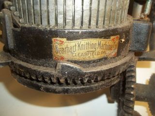 Antique Gearhart Auto Sock Knitting Machine Misc Parts / Not Complete 2