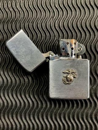U.  S.  Marine Corps WWII,  Cigarette Lighter from Camp Lejeune.  Lighter 3