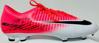 Cristiano Ronaldo Signed Nike Soccer Cleat Pink Cr7 Beckett Bas Witnessed