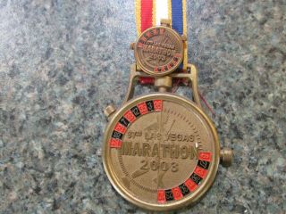 2003 Las Vegas Marathon Finisher Medal And Pin