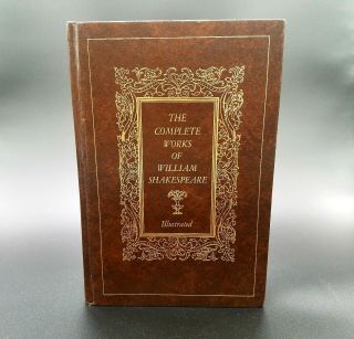 Vintage The Complete Of William Shakespeare Hardcover 1975