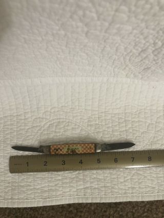 Vintage Purina 2 blade Kutmaster Pocket Knife 2