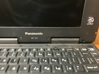 Vintage Panasonic ToughBook CF - 27 Laptop Pentium MMX 96MB Ram 4GB HDD 3