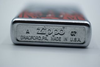 Zippo Lighter Red Devil Woman Cigarette Gas Design Girl Monster USA Vintage 2007 2