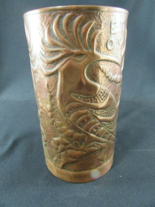 Large Arts & Crafts Copper Mug c.  1900 - 10 3
