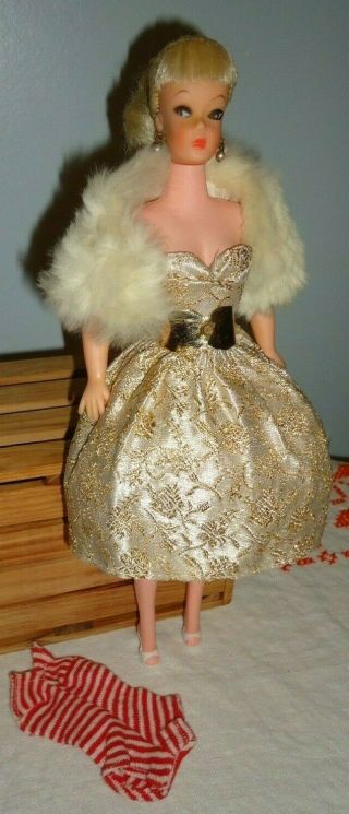 Vintage Ponytail Barbie Bild Lilli Doll Clone Eegee Miss Babette Platinum Blonde