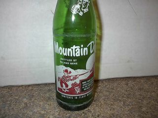 Vintage 10oz Mountain Dew Soda Pop Bottle Names Bottled By Ed And Gene Look