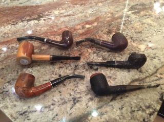 Wonderful Group Of 6 Estate Pipes For One Price