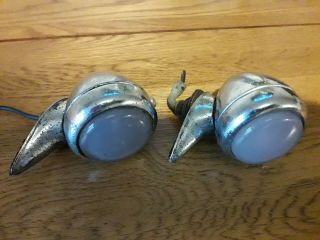 Vintage King Of The Road Car Sidelights 1940s