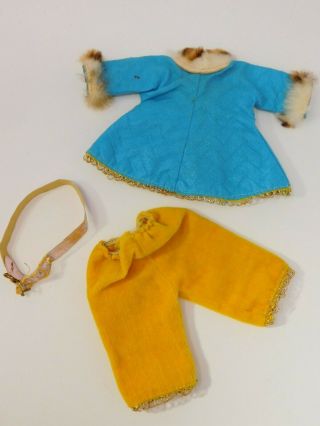 VNTG 1954 Vogue Ginny doll 73 Whiz Kids Lounging outfit Jacket,  pant,  belt Tag 2