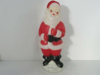 Vintage Retro Carolina Enterprises 1973 Blow Mold Santa Clause Figure 22.  5 "