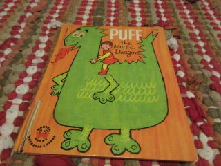 1965 Puff The Magic Dragon By Paul Newman Wonder Book
