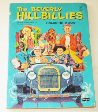 Vintage 1963 The Beverly Hillbillies Coloring Book Whitman - 60 