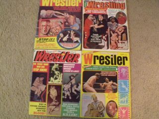 8 Vintage mid - 1970 ' s Wrestling Magazines - Female,  Women,  ladies,  Girl Wrestlers 2
