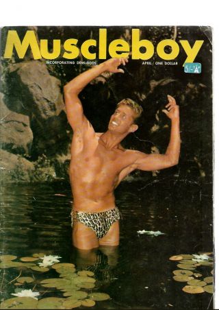Muscleboy / Demi - Gods April1963 Vol.  1 N0.  1 / Gay,  Vintage,  Beefcake,  /