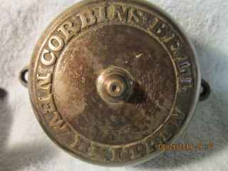Vintage Corbins Bell Britain Brass Crank Handle 2